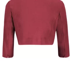Vera Mont Jersey Blzr Jacket Ruby Red -Jurken Verkoopwinkel JerseyblzrjacketRubyred 4
