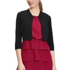 Vera Mont Jersey Blzr Jacket -Jurken Verkoopwinkel Jerseyblzrjacket Black 2