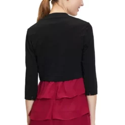 Vera Mont Jersey Blzr Jacket -Jurken Verkoopwinkel Jerseyblzrjacket Black 3