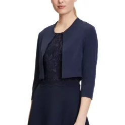 Vera Mont Jersey Blzr Jacket -Jurken Verkoopwinkel Jerseyblzrjacket Nightsky 2