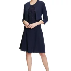 Vera Mont Jersey Blzr Jacket -Jurken Verkoopwinkel Jerseyblzrjacket Nightsky 4