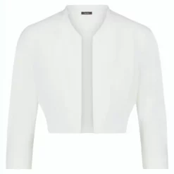 Vera Mont Jersey Blzr Jacket -Jurken Verkoopwinkel Jerseyblzrjacket White 1