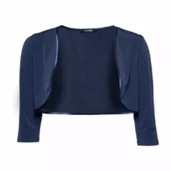 SWING Jersey Bolero Met 3-4 Mouw 20 SWING Jersey Bolero Met 3-4 Mouw -Jurken Verkoopwinkel Jerseyboleromet3 4mouw Navy 1