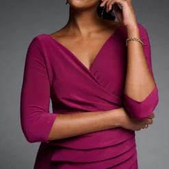 Joseph Ribkoff 223715 -Jurken Verkoopwinkel JosephRibkoff223715 Mulberry 5 scaled