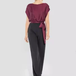 SWING Keisha Jumpsuit -Jurken Verkoopwinkel Keishajumpsuit BlackWine 4