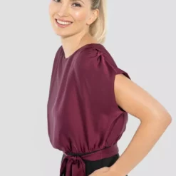 SWING Keisha Jumpsuit -Jurken Verkoopwinkel Keishajumpsuit BlackWine 5