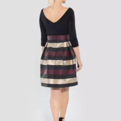 SWING Kimberley Dress -Jurken Verkoopwinkel Kimberleydress Brilliantwine 3