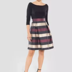 SWING Kimberley Dress -Jurken Verkoopwinkel Kimberleydress Brilliantwine 4