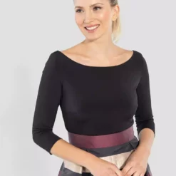 SWING Kimberley Dress -Jurken Verkoopwinkel Kimberleydress Brilliantwine 5