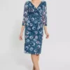 SWING Kirsten Dress -Jurken Verkoopwinkel Kirstendress Jewelblue 1