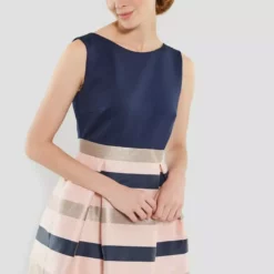 SWING Kleo Dress -Jurken Verkoopwinkel Kleodress Navy 5