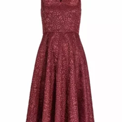 SWING Lace Dress Bordeaux
