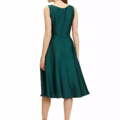 Vera Mont Lafiene Dress 11 Vera Mont Lafiene Dress -Jurken Verkoopwinkel Lafienedress DiamondGreen 2