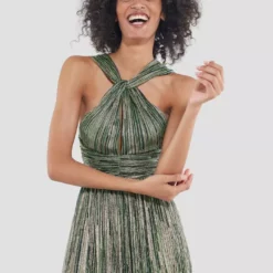 SWING Laina Dress -Jurken Verkoopwinkel Lainadress SerpentineGreen 5