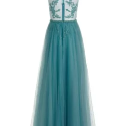 Vera Mont Lamoir Dress -Jurken Verkoopwinkel Lamoirdress Smokyteal 2