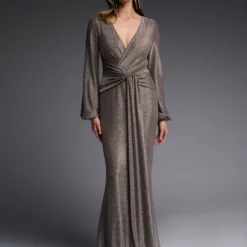 Joseph Ribkoff Lanya Dress 10 Joseph Ribkoff Lanya Dress -Jurken Verkoopwinkel Lanyadress Taupe 4 scaled