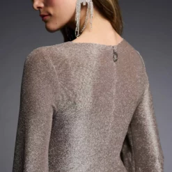 Joseph Ribkoff Lanya Dress 11 Joseph Ribkoff Lanya Dress -Jurken Verkoopwinkel Lanyadress Taupe 5 scaled