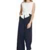 Vera Mont Lara Jumpsuit Dark Blue / Cream -Jurken Verkoopwinkel LarajumpsuitDarkBlue Cream 1