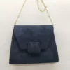 Dresses Boutique Larissa Suede Clutch 1 Dresses Boutique Larissa Suede Clutch -Jurken Verkoopwinkel Larissasuedeclutch Navy 1