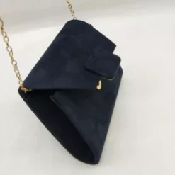 Dresses Boutique Larissa Suede Clutch -Jurken Verkoopwinkel Larissasuedeclutch Navy 3