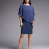 Joseph Ribkoff Leflia Dress 223762S -Jurken Verkoopwinkel Lefliadress223762S MineralBlue 1