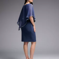 Joseph Ribkoff Leflia Dress 223762S -Jurken Verkoopwinkel Lefliadress223762S MineralBlue 3