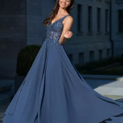 Christian Koehlert Leslay Dress 0549 -Jurken Verkoopwinkel Leslaydress0549 VintageIndigo 3