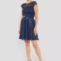 SWING Liliana Dress -Jurken Verkoopwinkel Lilianadress Navy 4