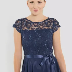 SWING Liliana Dress -Jurken Verkoopwinkel Lilianadress Navy 5