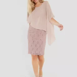 SWING Lindia Dress -Jurken Verkoopwinkel Lindiadress Peachblush 4