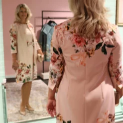 Linea Raffaelli Linea Dress 221-800-01 -Jurken Verkoopwinkel Lineadress221 800 01 Blossom 4 scaled