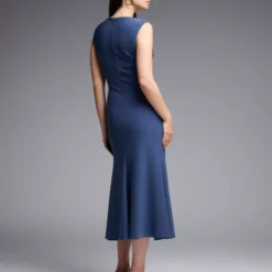 Joseph Ribkoff Linza Dress 231719 10 Joseph Ribkoff Linza Dress 231719 -Jurken Verkoopwinkel Linzadress231719 MineralBlue 2 scaled