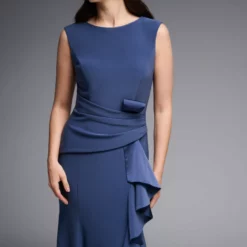 Joseph Ribkoff Linza Dress 231719 11 Joseph Ribkoff Linza Dress 231719 -Jurken Verkoopwinkel Linzadress231719 MineralBlue 3 scaled