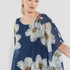 SWING Liya Dress 5AE16100 -Jurken Verkoopwinkel Liyadress5AE16100 Navy 5