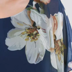 SWING Liya Dress 5AE16100 -Jurken Verkoopwinkel Liyadress5AE16100 Navy 6