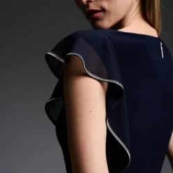 Joseph Ribkoff Liza Dress -Jurken Verkoopwinkel Lizadress Midnightblue 5 scaled