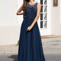 Christian Koehlert Lomare Dress -Jurken Verkoopwinkel Lomaredress Twilightblue 3