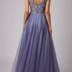 Mascara London London Dress Steel Blue -Jurken Verkoopwinkel LondondressSteelBlue 2