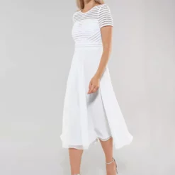 SWING Louren Dress -Jurken Verkoopwinkel Lourendress Ivory 4