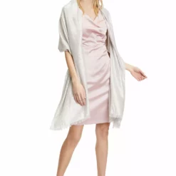 Vera Mont Lurex Scarf -Jurken Verkoopwinkel Lurexscarf Silver 2