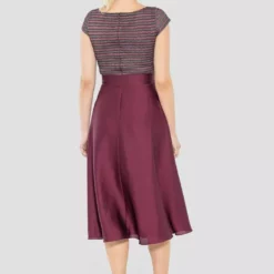 SWING Malika Dress -Jurken Verkoopwinkel Malikadress Brilliantwine 3