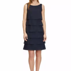 Vera Mont Mara Layers Dress -Jurken Verkoopwinkel Maralayersdress Nightsky 1