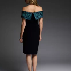 Joseph Ribkoff Marici Dress -Jurken Verkoopwinkel Maricidress BlueBlack 3 scaled