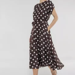 SWING Marigold Dot Dress