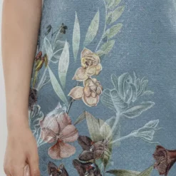 SWING Marila Flower Dress -Jurken Verkoopwinkel Marilaflowerdress Seablue 5