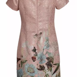 SWING Marila Flower Dress -Jurken Verkoopwinkel Marilaflowerdressflamingo2