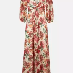 KLEO Marylon Dress KL0193 -Jurken Verkoopwinkel MarylondressKL0193 MultiRed 3