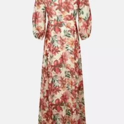 KLEO Marylon Dress KL0193 -Jurken Verkoopwinkel MarylondressKL0193 MultiRed 4