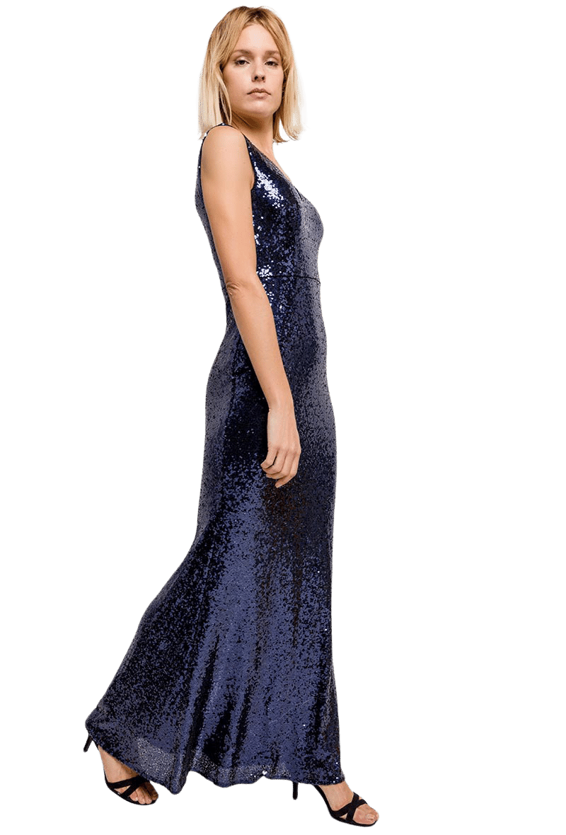Dresses Boutique Maxi Sequin Dress Navy Navy 5 Dresses Boutique Maxi Sequin Dress Navy Navy - Afbeelding 3