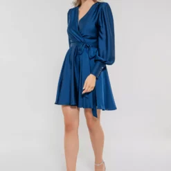 SWING Meral Dress -Jurken Verkoopwinkel Meraldress Navy 3
